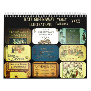 Calendrier Kate Greenaway Illustrations Personnaliser année