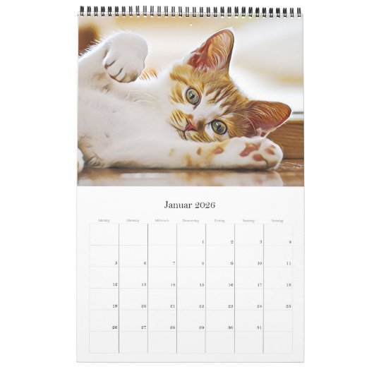 Calendrier KÄTZCHEN KATZEN WELPEN - Kalender (Jan 2026)