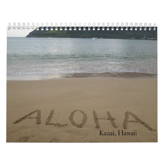 Calendrier Kauai Hawaii (Protection)