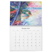 Calendrier Kauai is Paradise Hawaii Art Calendar  (Jan 2026)