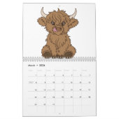 Calendrier kawaii (Mar 2026)