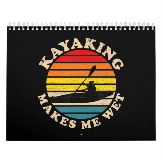 Calendrier Kayaking Makes Me Wet (Protection)