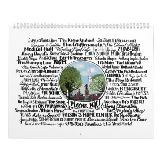 Calendrier Keene, NH - Maintenant et puis (Protection)