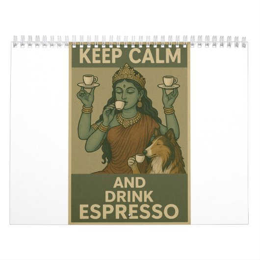 Calendrier Keep Calm and Drink Espresso (Protection)
