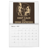 Calendrier Keep Calm and Drink Espresso (Feb 2027)