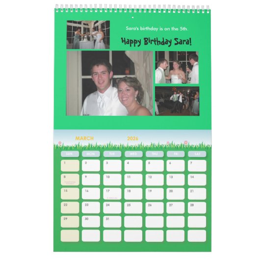 Calendrier Keepsake Calendar (Mar 2026)
