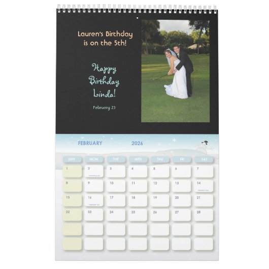 Calendrier Keepsake Calendar (Feb 2026)