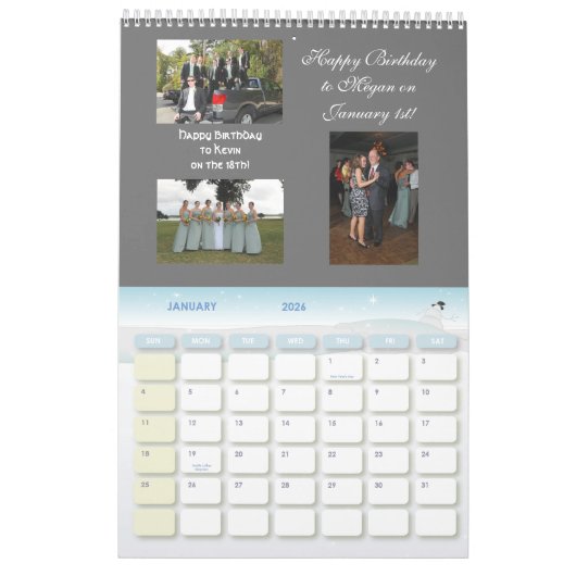Calendrier Keepsake Calendar (Jan 2026)