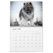 Calendrier Keesridge Kennels 2021 (Jan 2027)