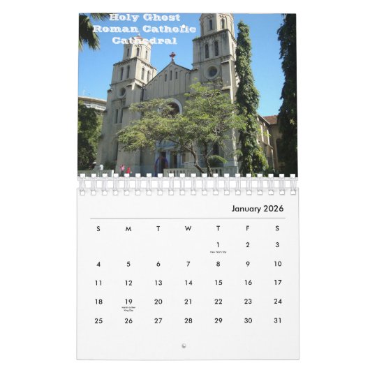 Calendrier Kenya (Jan 2026)