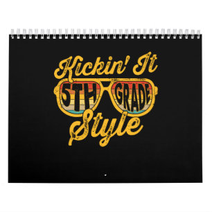 Calendrier Kickin it 5e année de l'équipe d'enseignants de st