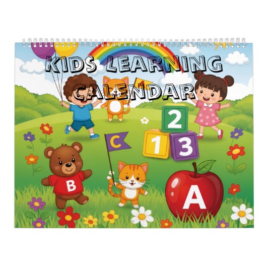 Calendrier Kids Learning Calendar – ABC & 123 Educational (Protection)