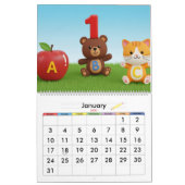 Calendrier Kids Learning Calendar – ABC & 123 Educational (Jan 2027)