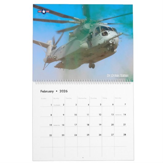 Calendrier KING STALLION - CH-53K King Stallion (Feb 2026)