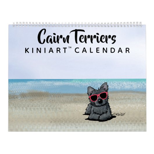 Calendrier KiniArt Cairn Terriers (Protection)