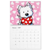 Calendrier KiniArt Westie Terriers (Feb 2027)