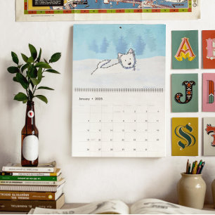 Calendrier KiniArt Westies