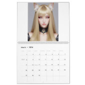CALENDRIER KITTY WAIFUS (Mar 2026)