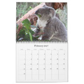 Calendrier koalas 2027 (Feb 2027)