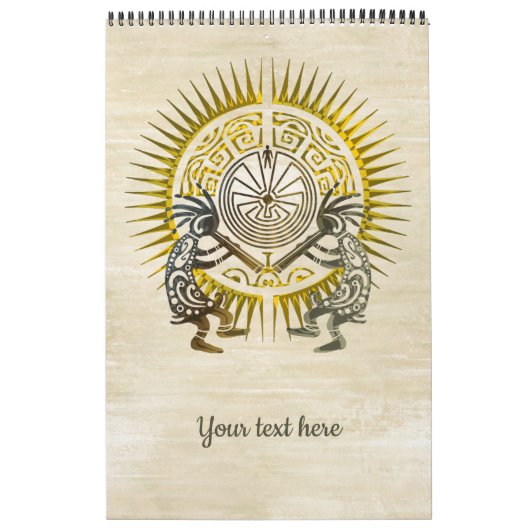 Calendrier Kokopelli Duo - Homme Dans Le Maze - Soleil 1 (Protection)