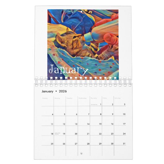 Calendrier Kool Kittens (Jan 2026)