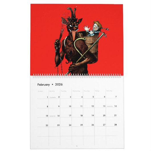 Calendrier Krampus 2021 (Feb 2026)