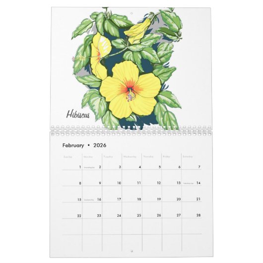 Calendrier Kwaj 2024 (Feb 2026)