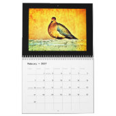 Calendrier La beauté de la colombe (Feb 2027)