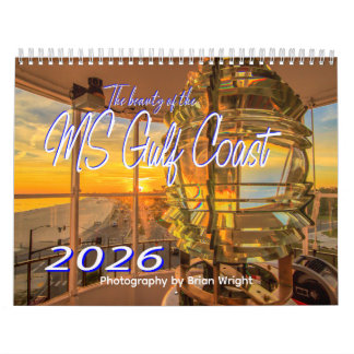 Calendrier La beauté de la côte du Golfe du Mexique