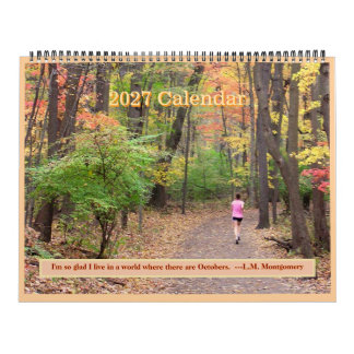 Calendrier La Beauté de l'Automne/Calendrier 2027