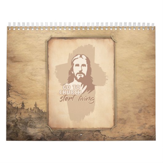 Calendrier La Bible Verse pour chaque mois. Jésus Christ (Protection)
