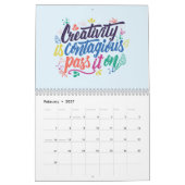 Calendrier La Créativité Est Contagieuse Passe-La (Feb 2027)