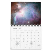 Calendrier La NASA 2017 d'univers d'astronomie d'espace de (Feb 2027)
