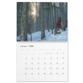 Calendrier La nature et la faune de l'Oregon (Jan 2026)