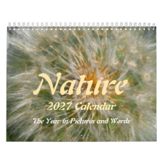 Calendrier La Nature L'année en images et en mots 2027