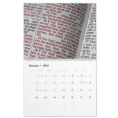 Calendrier La Parole Sainte : Écriture Chrétienne Personnalis (Feb 2026)