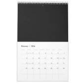 Calendrier La Pêche Est La Façon D'Être, Rétro (Feb 2026)