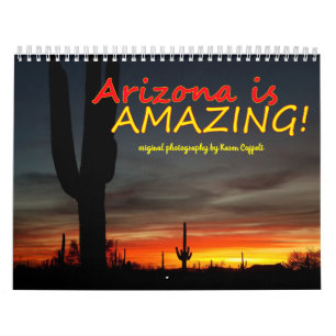 Calendrier La photographie pittoresque/Arizona de désert est