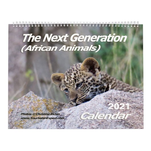 Calendrier La prochaine génération (animaux africains) (deux  (Protection)