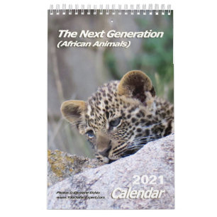 Calendrier La prochaine génération d'animaux africains (pag