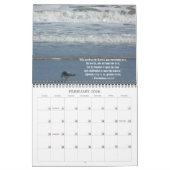 Calendrier La Terre Verte de Dieu+Citations Nature-Écriture (Feb 2026)
