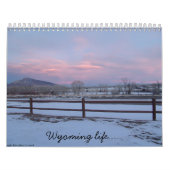 Calendrier La vie du Wyoming… (Protection)