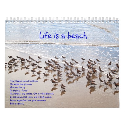 Calendrier La vie est une plage Calandar (Protection)