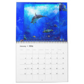 CALENDRIER LA VIE ET L'AQUATIQUE DE LA MER OCÉANIQUE (Jan 2026)