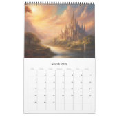 Calendrier La ville de Milan, imaginaire en art numérique, (Mar 2026)