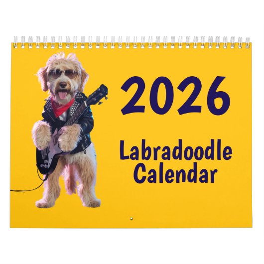 Calendrier Labradoodle Calendar (Protection)