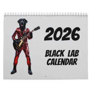 Calendrier Labrador noir
