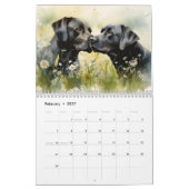 Calendrier Labrador Retriever, calendrier pour n'i (Feb 2027)