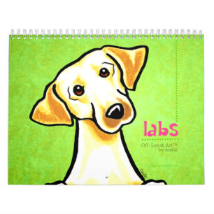 Calendrier Labrador Retrievers Labs Off-Leash Art™ Vol 1