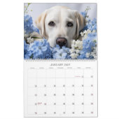 Calendrier Labrador Retrivers Floral (Jan 2027)
